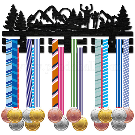 Вешалка для медалей из модного дерева ODIS-WH0041-160-1