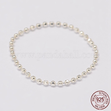 925 стерлингового серебра кольца перста STER-K024-02S-1