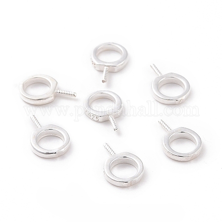 925 fermaglio a vite in argento sterling STER-D035-42S-1