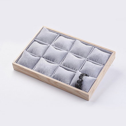Exhibición de pulsera cuboide de madera BDIS-K003-01-1