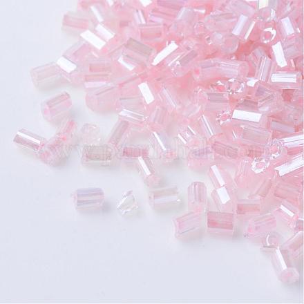 Transparent Two Cut Glass Seed Beads SEED-Q022-2221-1