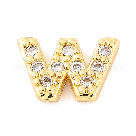 Покрытие стойки латунное микропаве кабошоны из кубического циркония KK-F874-04G-W-1