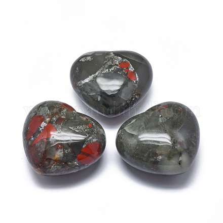 Perline di pietra di sangue naturale G-F649-D01-B-1