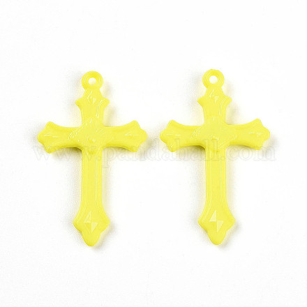 Непрозрачные акриловые подвески&nbsp;SACR-WH0017-01F-1