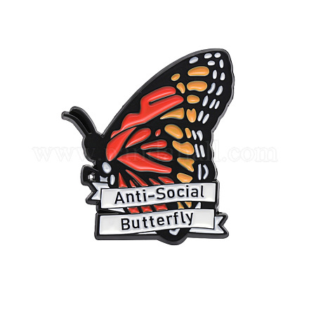 Anti-Social Butterfly Pins