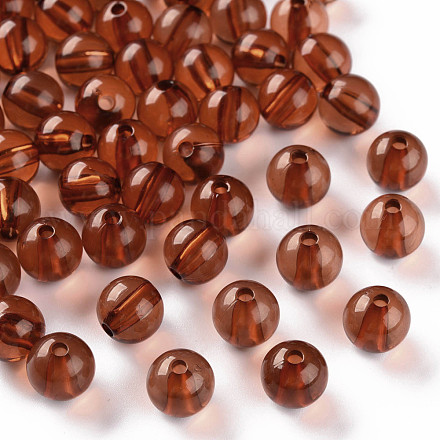 Perles en acrylique transparente MACR-S370-A10mm-765-1