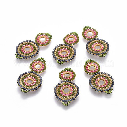 MIYUKI & TOHO Handmade Japanese Seed Beads Links SEED-A027-G13-1