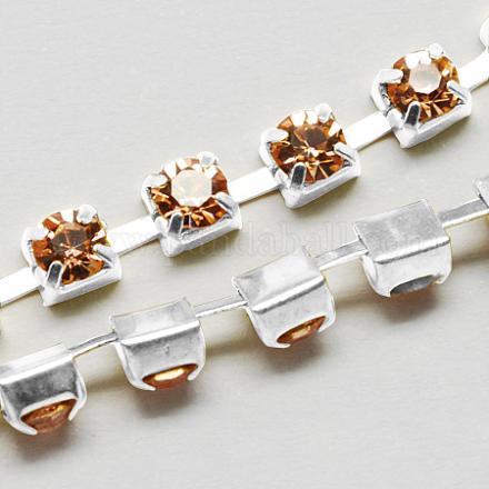 Cadenas de strass Diamante de imitación de bronce CHC-S6-05S-1