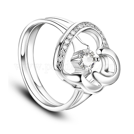 Shegrace impresionante 925 anillos de plata de ley JR335A-1