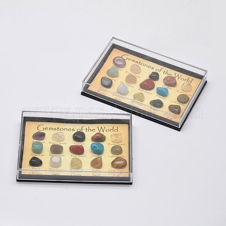 Nuggets decoraciones de display de piedras preciosas en casa DJEW-L008-21-1