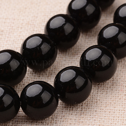 Polished Round Grade A Shell Pearl Bead Strands BSHE-M027-8mm-08-1
