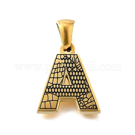 Подвески из нержавеющей стали 304 золотистого цвета STAS-K300-01G-A-1