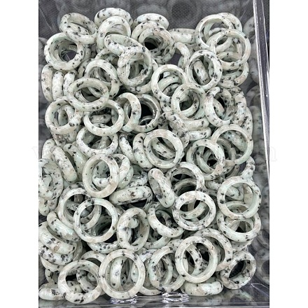 Кольца на палец из натурального кунжута и яшмы WG8089A-21-1