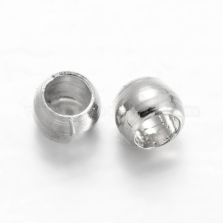 Perles à écraser en laiton  KK-CC381-1.5mm-P-1