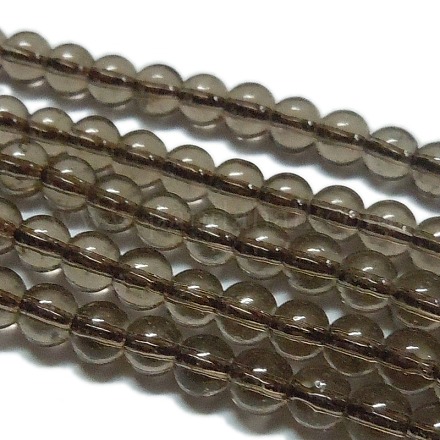 Synthétiques enfumés perles de quartz brins X-G-C076-16mm-4A-1