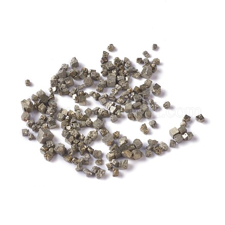 Perles de copeaux de pyrite naturelle G-M364-19-1