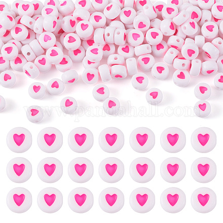 Непрозрачные акриловые бусины X1-MACR-N008-57F-1