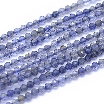 Perles naturelles Iolite brins G-I279-E08-1