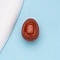 Natural Red Jasper Massage Tool, Egg, 20x30x15mm