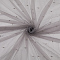 3 Yards Polyester Mesh Fabric, with Imitation Pearl, Gray, 1400mm