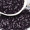 Glass Bugle Beads, Imitation Cat Eye, Cylinder, Midnight Blue, 2x1.5mm, Hole: 1.2mm, about 2777pcs/10g