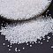 MIYUKI Delica Beads, Cylinder, Japanese Seed Beads, 11/0, (DB0231) Crystal Ceylon, 1.3x1.6mm, Hole: 0.8mm, about 20000pcs/bag, 100g/bag