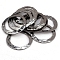 Brass Linking Rings for Jewelry Accessories, Ring, Gunmetal, 16x1mm, Inner Diameter: 12.5mm