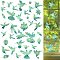 7PCS 2 Styles PVC Stickers Dazzling Color Window Stickers 3D Laser Hummingbird Electrostatic Glass Window Stickers, Colorful, 108x132mm