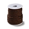 Nylon Twisted Round Cord, for Bag Strap Making, Coconut Brown, 5~5.5mm, about 10.94 Yards(10m)/Roll