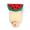 Ice Cream PVC Plastic Pendants, Watermelon, 51x34.5x15.5mm, Hole: 3mm