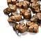 Natural Picture Jasper Pendants, with 201 Stainless Steel Finding, Elephant, 19x22x10mm, Hole: 4x8mm