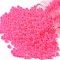 TOHO Round Seed Beads, Japanese Seed Beads, Frosted, (910F) Hot Pink Ceylon Pearl Matte, 8/0, 3mm, Hole: 1mm, about 1110pcs/50g