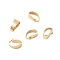 Brass Snap on Bails, Real 18K Gold Plated, 6x3x4mm, Hole: 5x3.5mm