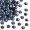 Preciosa® Crystal Hotfix Flatback Stones, Czech Crystal, Round(438 11 612 Chaton Rose VIVA 12 ®), 30150 Denim Blue, SS8(2.3~2.5mm)