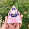 Orgonite Pyramid Resin Energy Generators, Reiki Natural Rose Quartz Chips Inside for Home Office Desk Decoration, 50mm