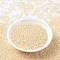 MIYUKI Round Rocailles Beads, Japanese Seed Beads, 11/0, (RR441) Opaque Dark Cream Luster, 11/0, 2x1.3mm, Hole: 0.8mm, about 5500pcs/50g