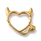 304 Stainless Steel Bead Frame, Heart, Anti-Tarnish, Ion Plating(IP), Real 18K Gold Plated, 20.5x22.5x3.5mm, Hole: 1.6mm