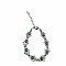 Ethnic Style Alloy Hamsa Hand Link Bracelets, female retro bohemian color bell Tibetan hand string Xizang accessories