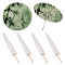 DIY Blank Craft Paper Umbrella, with Wood Handle, Creative Children Hand-painted Supplies, White, 410x45mm