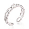 Brass Cup Peg Ring Settings, Adjustable Ring Settings for Half Drilled Beads, Platinum, 4.5mm, Adjustable, Pin: 0.8~1mm