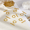 20Pcs Tibetan Style Zinc Alloy Toggle Clasps, Ring, Antique Golden, Ring: 21.5x18.5x2mm, Hole: 2mm, Bar: 6x27.5x4mm, Hole: 1.8mm