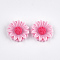 Resin Cabochons, Sunflower, Pink, 15x5mm