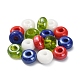 160pcs 8 styles de perles rondes en verre de couleurs opaques et transparentes SEED-YW0002-05-3
