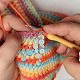 Benecreat 1 pc alliage émail plat rond avec numéro charme tricot rangée compteur chaînes DIY-BC0006-92-5