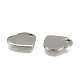 304 pendenti pendenti in acciaio inossidabile con sigillo in acciaio inossidabile con etichetta piatta STAS-Q171-01-2