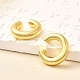Серьги-каффы с латунным покрытием для женщин EJEW-H135-01G-02-1