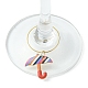 Emaille-Weinglas-Charm-Set aus Regenschirmlegierung AJEW-JO00185-4