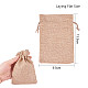 BENECREAT 30 PCS Linen Burlap Bags with Drawstring Gift Bags Jewelry Pouch for Wedding Party and DIY Craft ABAG-BC0001-03-3
