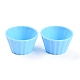 Mini taza de plástico para tarta de huevo simulada. DJEW-C005-02E-1