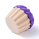 Caja de joyería de terciopelo con forma de pastel de taza VBOX-L002-A02-3